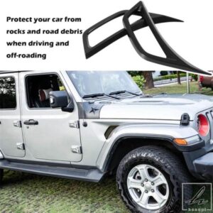 車用ステッカー ABS製 ホイールブローサイドエアコン吹き出し口装飾カバートリム 2018-2021年式 JEEP WRANGLER JL JLU GLADIAT 用 部品 カスタムパーツ