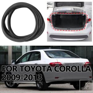 車用リアトランクリッドウェザーストリップ ゴムシールガスケット トヨタカローラ 2009 - 13 64461-02120 に適合 部品 カスタムパーツ アクセサリー