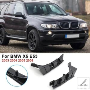車フロント左右バンパーカバーバーサポートブラケットホルダーガイド51117116668 51117116667 BMW X5 E53 2003 - 06用 部品 カスタムパーツ アクセサリー