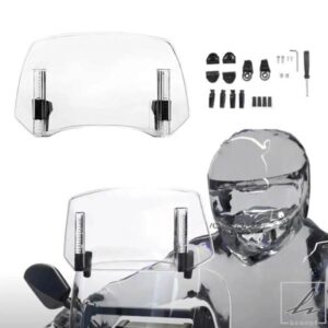 汎用なオートバイフロントガラス延長スポイラークランプほとんどのモデルに対応 部品 カスタムパーツ アクセサリー