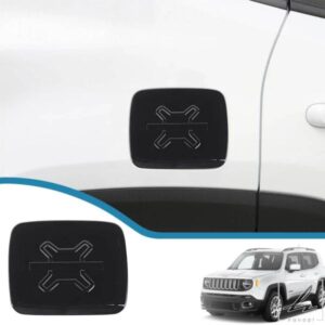 車用燃料タンクキャップ装飾カバー ガス燃料タンクキャップ ジープレネゲード 2016 - 21 2023 外装アクセサリー 部品 カスタムパーツ アクセサリー