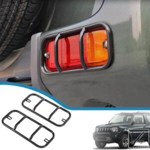 車用リアバンパーテールライトカバー リアフォグランプ装飾 スズキジムニー 2007-2017 ランプフード 外装アクセサリー 部品 カスタムパーツ アクセサリー