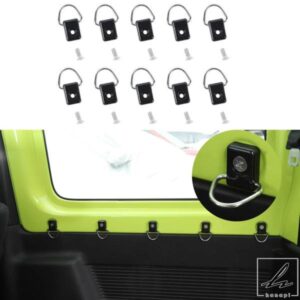 車用テールボックスバックル スクリュータイダウン Dプルバックル フックボルト 吊り下げ スズキ ジムニー JB64 JB74 2019-2024 内装アクセサリー 部品 カス