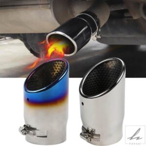 車用マフラー ラウンドスロートチップパイプ ジープラングラー JL 2018-2022 コンパス 2017-2022 ステンレス 外装アクセサリー 部品 カスタムパーツ