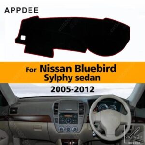 日産ブルーバードシルフィセダン2005 - 09 2012用ダッシュボードカバーダッシュマットUVカットカーペットカーアクセサリー 部品 カスタムパーツ