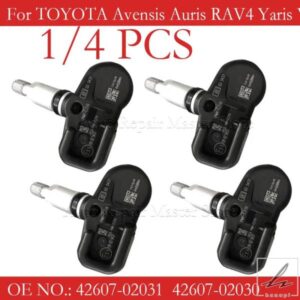 1/4個 PMV-C210 42607-02031 4260702031 タイヤエア圧センサー TPMS トヨタ RAV4 ヤリス アベンシス オーリス ヴェルソ 4260730070用 部品 カスタムパーツ