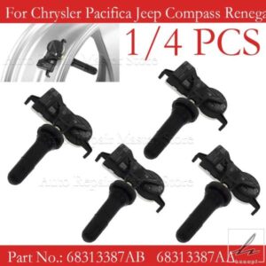 1/4個 TPMSセンサー タイヤエア圧システム クライスラー パシフィカ ジープ コンパス レネゲード 68105280AF 68313387AB 53305555用 部品 カスタムパーツ