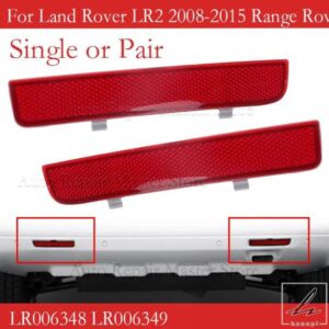 車用リアバンパーリフレクターレンズ LR006348 LR006349 ランドローバー LR2 2008-2015 レンジローバー 2003 - 07-2011 2012用 部品 カスタムパーツ
