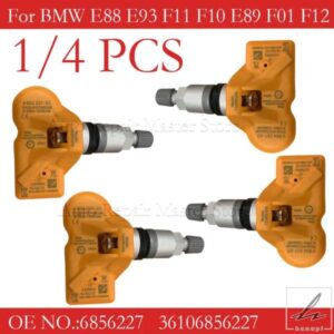 1/4個 6856227 TPMS 433MHZ タイヤエア圧センサー BMW E88 E93 F11 F10 E89 F01 F12 F13 E71 F02 MINI R56 6874829 6790054 部品 カスタムパーツ
