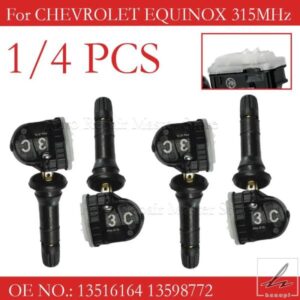 1/4個 13516164 2018 - 23 シボレー エクイノックス 315MHZ タイヤ圧力センサー TPMS キャデラック 13598772 13598771 部品 カスタムパーツ アクセサリー