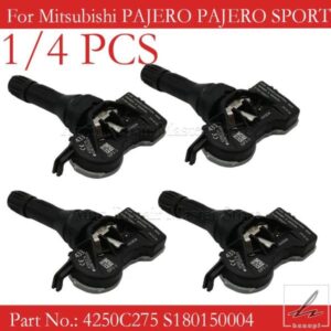 1/4個 4250C275 S180150004 433MHZ タイヤエア圧 TPMS センサー 三菱 パジェロ パジェロ スポーツ III 2014-2025用 部品 カスタムパーツ アクセサリー