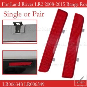 車用リアバンパーリフレクターレンズ LR006348 LR006349 ランドローバー LR2 2008-2015 レンジローバー 2003 - 07-2011 2012用 部品 カスタムパーツ