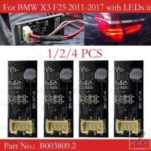 1/2/4 PCS B003809.2 LEDライト プラグアンドプレイ リペア交換用ボード テールライト BMW X3 F25 2011-2017 リアドライバー F25用 部品 カスタムパーツ