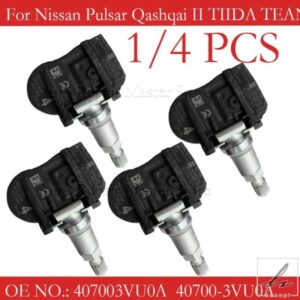 1/4PCS 407003VU0A 40700-3VU0A 433MHZ 日産ノート キャシュカイ ティーダ ハッチバック X-T ルノー エスパス V コレオス タイヤエア圧 部品 カスタムパーツ