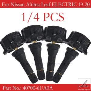 1/4個 TPMSセンサー 2019-2020 日産アルティマリーフ用 タイヤエア圧システムセンサー 433MHZ 407006UA0A 40700-6UA0A 部品 カスタムパーツ アクセサリー