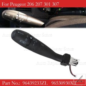 車用ステアリングインジケーターストークウィンカースイッチヘッドライトスイッチ96439233ZL 96530930XT 96450912ZL プジョー206 207 301 307用 部品 カスタ