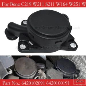 車用オイルセパレーター クランクケースベントバルブ 6420102091 6420100191 ベンツ C219 W211 S211 W164 W251 W221用 部品 カスタムパーツ アクセサリー
