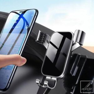 汎用重力車ホルダーエアベントフック伸縮式車マウント360度エアアウトレットスマートフォンセルサポートGPS 部品 カスタムパーツ アクセサリー