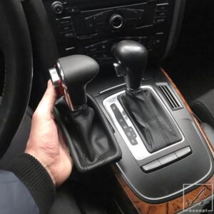 車用レザークロームギアシフトノブシフトノブ アウディ A6 A7 A3 A4 A5 A6 C6 Q5 2009 - 12 2014 4G1 713 139 R用 部品 カスタムパーツ アクセサリー