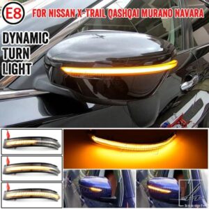 日産エクストレイル T32 ローグ キャシュカイ J11 ムラーノ Z52 ジューク ナバラ パスファインダー用 LED ダイナミックウィンカー サイドミラーインジケータ