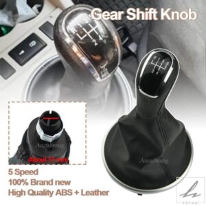 車マニュアルギアスティックシフトノブギアボックスシフトノブブーツSKODA FABIA 2 ROOMSTER 2007-2010用ギアボックスハンドルギアレバーノブ 部品 カスタム