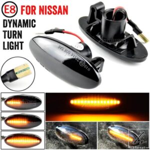 車用サイドマーカーライト ダイナミックLEDウィンカーライト 日産 キャシュカイ J10 エクストレイル キューブ ジューク リーフ マイクラ マイクラ K13 ノー