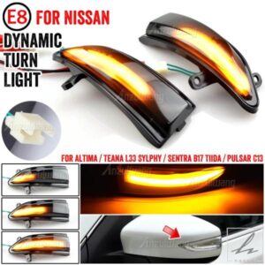 日産アルティマ ティアナ L33 2013 2018 シルフィ セントラ B17 ティーダ パルサー C13 LED ダイナミックウィンカーライト ミラーウィンカー矢印 2個 部品