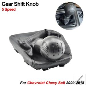 車用シフトノブレバーチェンジギアボックスシフターカバー シボレー シボレーセイル 2009-2014 マニュアルセレクターカーアクセサリー 部品 カスタムパーツ