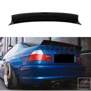 車用リアトランクブートリップスポイラーウィングリッドエクステンション BMW E46 セダン 4ドア 1999-2006 リアウィングスポイラーエクステンション 部品 カ