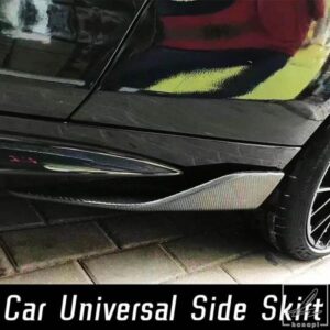 汎用カーボンサイドスカートエクステンションロッカープレートリップセパレーターバンプBMW F80 F10 F30 E36 E87 G30 M3 M4 E46 E90 E60 M2用 部品 カスタム