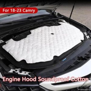 車用エンジンフードカバー コットンパッド 遮音 防音 コットンマットトリム トヨタ カムリ 2018-2023年式対応 内装アクセサリー 部品 カスタムパーツ