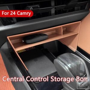 車用セントラル収納ボックス ABSセンターコンソール収納ボックス 一体型パーティション 収納 整理整頓 トヨタ カムリ 2025 アクセサリーに適合 部品 カスタ