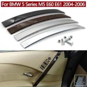 車フロントリア左右ドアプルハンドルカバートリム BMW 5シリーズ M5 E60 E61 2004-2006 520I 523I 525I 530I 51416959333 部品 カスタムパーツ アクセサリー