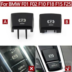 車用ハンドブレーキ パーキングブレーキ Pボタンスイッチカバー BMW 5 6 7 X3 X4 X5 X6 シリーズ F01 F02 F10 F12 F15 F16 F25 F26 61312822518 部品 カスタ