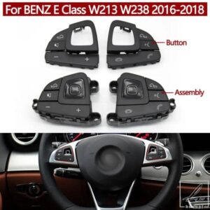 車用左右多機能ステアリングホイールスイッチボタン メルセデスベンツ Eクラス W213 W238 2016-2018 A0999056200 A0999056300 部品 カスタムパーツ