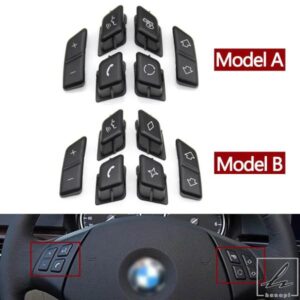 車内アクセサリー ステアリングホイールボタン コントロールスイッチ キー交換 BMW 3シリーズ X1 E90 E91 E92 E84 61316959893 部品 カスタムパーツ