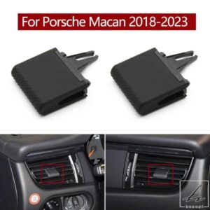 車フロントリアACエアベントアウトレットタブクリップリペアキットエアコンパドルクリップポルシェマカン2018 - 22用 部品 カスタムパーツ アクセサリー