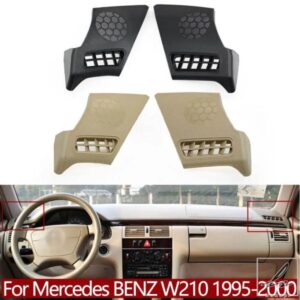 車ダッシュボード 左右サイドエアベントスピーカーグリルカバー メルセデスベンツ Eクラス W210 E320 E430 E55 1995-2000 2106800539 部品 カスタムパーツ