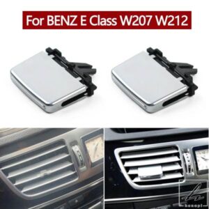 車用エアベントアウトレットタブクリップリペアスライダーフロントエアコンベントパドル メルセデスベンツ Eクラス W212 W207 E260 E350 E550用 部品 カスタ