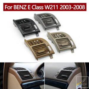 車用 左右エアコン 通気口 グリル アウトレット パネル カバー メルセデスベンツ Eクラス W211 2003 - 08用 部品 カスタムパーツ アクセサリー
