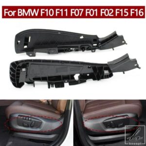 車用フロントシートサイドブラケット プラスチックトラックレールカバーサポート BMW 5 M5 GT6 X5 X6 7 F10 F11 F15 F16 F01 F02 F07 G12 G30用 部品 カスタ
