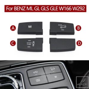 車用ダウンヒル補助スイッチ シフトボタン 多機能ボタン DSR アジャスターカバー MERCEDES BENZ ML GL GLS GLE W166 W292用 部品 カスタムパーツ