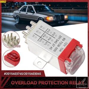車用過負荷リレー 2015403745 メルセデスベンツ R107 R129 W201 W124 W126 1984-1997 過電圧アクセサリー 部品 カスタムパーツ アクセサリー