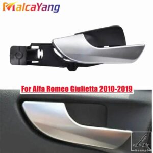 車内ドアハンドル クローム フロント リア 左 右 アルファロメオ ジュリエッタ 2010-2019 156092167 156092165 部品 カスタムパーツ アクセサリー