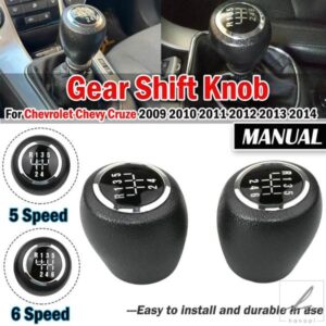 車用ギアシフトノブレバースティックハンドボールアクセサリー シボレー シボレー クルーズ 2008-2014 5 6速マニュアルレバーギアシフトノブ 部品 カスタム