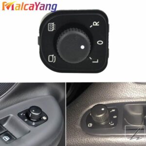 調整ノブミラースイッチカーアクセサリーフォルクスワーゲンVWジェッタMK5ゴルフ5 6ティグアンパサートB6 CC 1K0959565J 1K0 959 565J 部品 カスタムパーツ