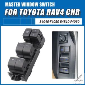 運転席側マスターパワーウィンドウスイッチ 84040?F4050 84040?42030 トヨタ CHR 2016-2020 RAV4 2019-2020 2021に適合 部品 カスタムパーツ アクセサリー