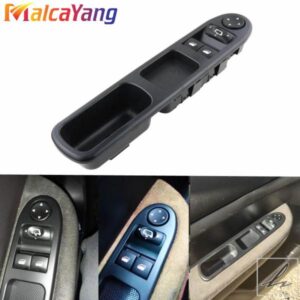 車用 フロント左ハンドル用席側電動ウィンドウスイッチ カーパーツ プジョー 307 2001 2002-2008 96351622XT 6554.E4 部品 カスタムパーツ アクセサリー