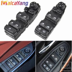 運転席側カーウィンドウマスターコントロールスイッチ 61319241956 BMW 5/6シリーズ F02 F04 F06 F07 F10 F11 F18 520 523 530 535 640 730用 部品 カスタム