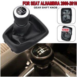 車用ギアシフトノブ シフターレバー PUレザー ゲートル ブーツカバー カラー シート アルハンブラ 2000-2010 完璧な交換品 部品 カスタムパーツ